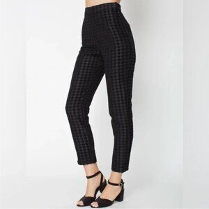 Vintage American Apparel Black Houndstooth Pant